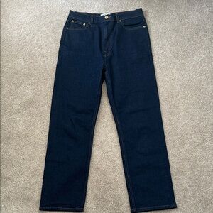 10 Crosby Derek Lam Navy Straight Jeans